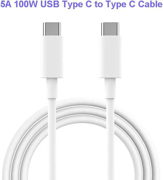 Main image of USB C to USB C Cable (6.6ft) , 100W 5A PD Charging for Apple MacBook, Huawei Matebook, iPad Pro 2018, Chromebook, Switch, and More Type-C Devices/Laptops