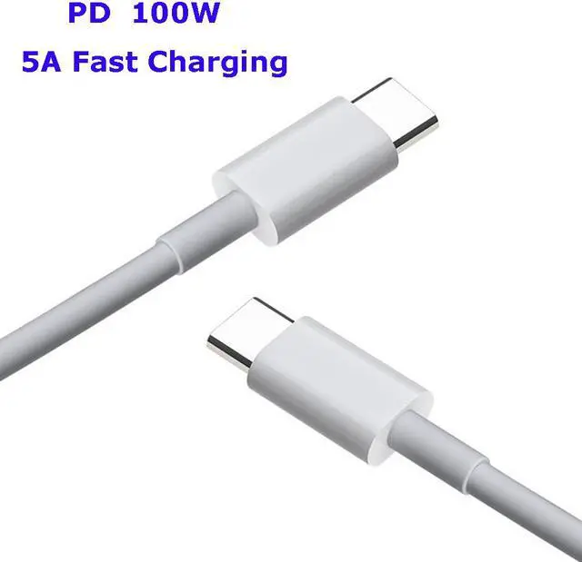Alt view image 2 of 7 - USB C to USB C Cable (6.6ft) , 100W 5A PD Charging for Apple MacBook, Huawei Matebook, iPad Pro 2018, Chromebook, Switch, and More Type-C Devices/Laptops