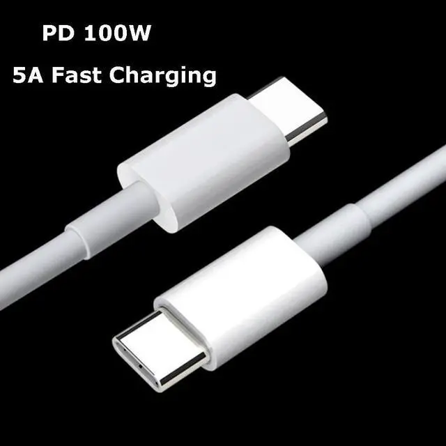 Alt view image 4 of 7 - USB C to USB C Cable (6.6ft) , 100W 5A PD Charging for Apple MacBook, Huawei Matebook, iPad Pro 2018, Chromebook, Switch, and More Type-C Devices/Laptops