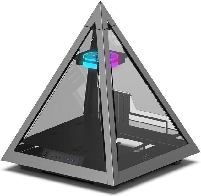 AZZA PYRAMID 804V / Gaming / CNC ATX Case / Tempered Glass 