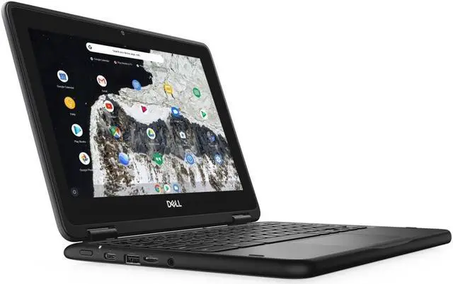 Alt view image 2 of 4 - Dell Chromebook 11 3100 11.6" 2019 4GB 32GB eMMC Celeron N4020 1.1GHz ChromeOS, Black