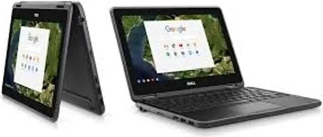 Alt view image 9 of 11 - Dell Chromebook 11 - 3189 Intel Celeron N3060 X2 1.6GHz 4GB 16GB 11.6" Touch, Black