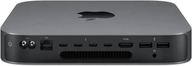 Alt view image 3 of 3 - Apple Mac Mini MRTR2LL/A 8GB 128GB SSD Core i3-8100B 3.6GHz macOS, Space Gray