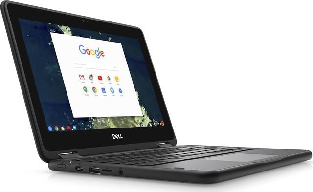 Main image of Dell Chromebook 11 5190 11.6" Touch 4GB 32GB Intel Celeron N3350 X2 1.1GHz, Black