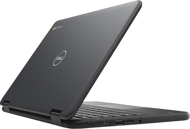 Alt view image 2 of 4 - Dell Chromebook 11 5190 11.6" Touch 4GB 32GB Intel Celeron N3350 X2 1.1GHz, Black