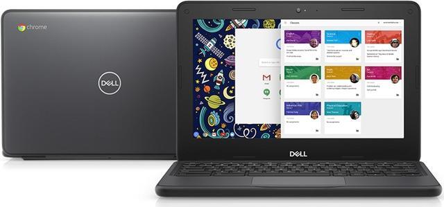 Alt view image 3 of 4 - Dell Chromebook 11 5190 11.6" Touch 4GB 32GB Intel Celeron N3350 X2 1.1GHz, Black