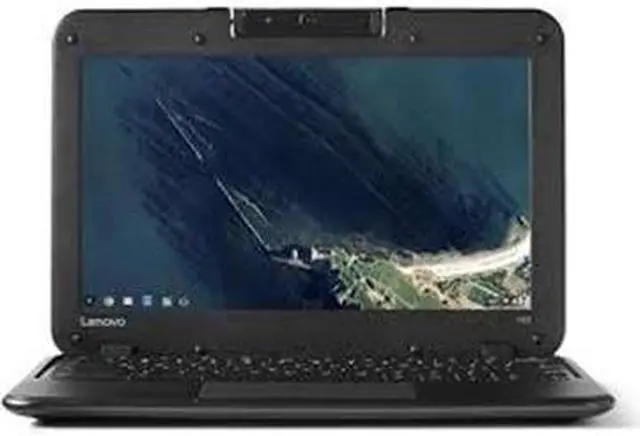 Alt view image 5 of 8 - Lenovo Chromebook 80SF0001US Intel Celeron N3050 X2 1.6GHz 4GB 16GB SSD 11.6", Black