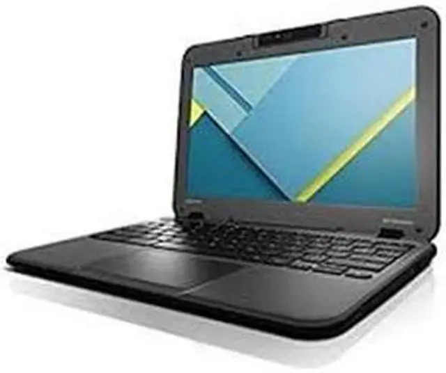 Alt view image 6 of 8 - Lenovo Chromebook 80SF0001US Intel Celeron N3050 X2 1.6GHz 4GB 16GB SSD 11.6", Black