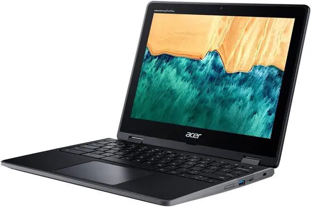 Alt view image 3 of 4 - Acer Chromebook 12 Spin 512 12" Touch 8GB 64GB eMMC Pentium® Silver N5000 1.10GHz ChromeOS, Black