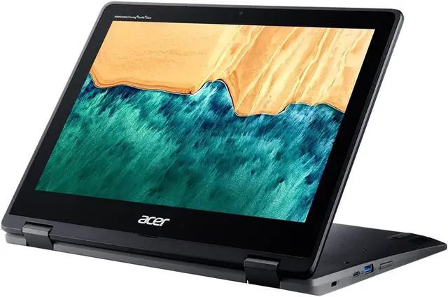 Alt view image 2 of 4 - Acer Chromebook 12 Spin 512 12" Touch 8GB 64GB eMMC Pentium® Silver N5000 1.10GHz ChromeOS, Black