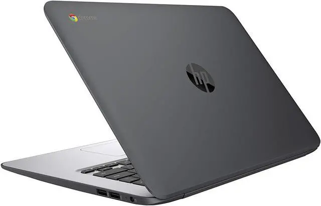 Alt view image 3 of 3 - HP Chromebook 14 G4 14" 4GB 16GB eMMC Celeron® N2840 2.16GHz ChromeOS, Silver