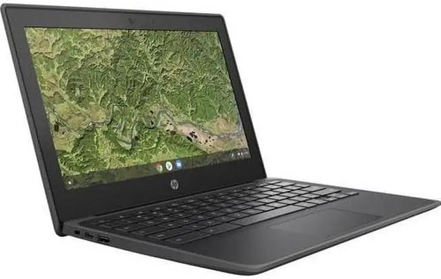 Alt view image 2 of 6 - HP Chromebook 11A G8 4GB 32GB AMD 1.6GHz ChromeOS, Grey