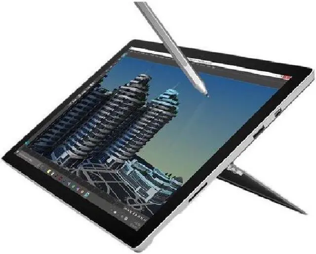 Alt view image 3 of 3 - Microsoft Surface Pro 4 12.3" Touch 4GB 128GB SSD Core m3-6Y30 2.2GHz Win10P, Silver
