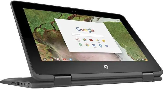 Alt view image 2 of 4 - HP Chromebook x360 11 G1 EE 11.6" Touch 4GB 32GB SSD Celeron® N3350 1.1GHz ChromeOS, Gray
