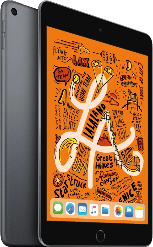 Alt view image 2 of 3 - Apple iPad Mini Gen 5 7.9" Tablet 64GB WiFi + 4G LTE Fully Unlocked, Space Gray