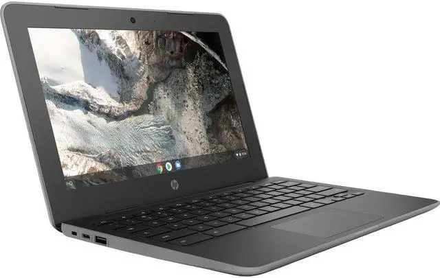 Alt view image 4 of 4 - HP Chromebook 11 G7 EE 11.6" 4GB 16GB eMMC Celeron® N4000 1.1GHz ChromeOS, Gray