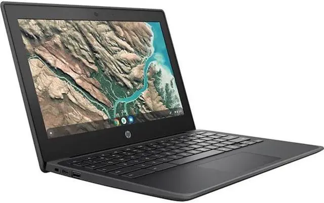 Alt view image 3 of 3 - HP Chromebook 11 G8 EE 11.6" 4GB 32GB eMMC Celeron® N4000 1.10GHz ChromeOS, Gray