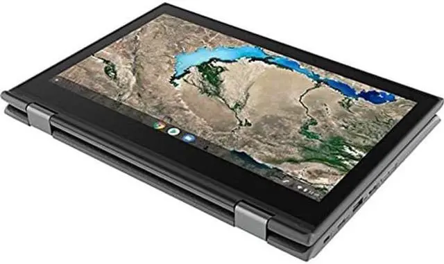 Alt view image 3 of 5 - Lenovo Chromebook 300e 2nd Gen 2-in-1 11.6" 32GB, Black (81QC0000US)