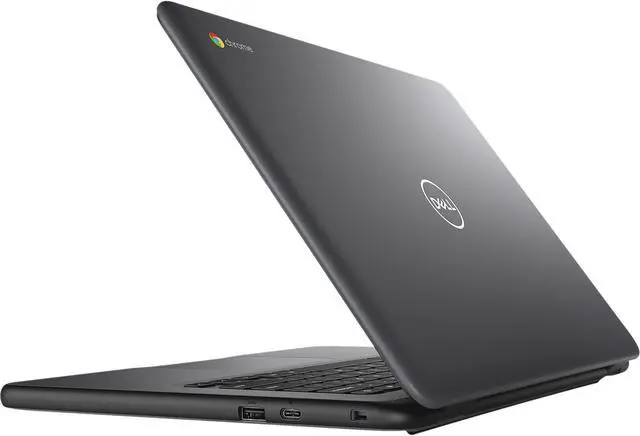 Alt view image 2 of 2 - Dell Chromebook 14 3400 14" 4GB 32GB eMMC Celeron® N4000 2.6GHz ChromeOS, Black