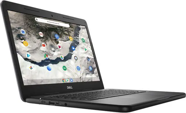 Main image of Dell Chromebook 14 3400 14" 4GB 32GB eMMC Celeron® N4000 2.6GHz ChromeOS, Black
