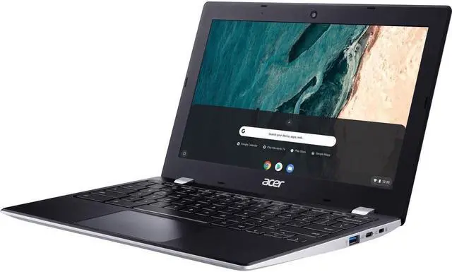 Alt view image 2 of 3 - Acer Chromebook 311 CB311-9H-C12A 11.6" 4GB 32GB eMMC N4000 1.1GHz ChromeOS, Pure Silver