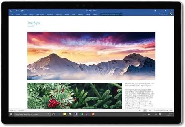Alt view image 4 of 4 - Microsoft Surface Pro GWP-00001 256GB Intel Core i5-7300U X2 2.6GHz 4G LTE 12.3",