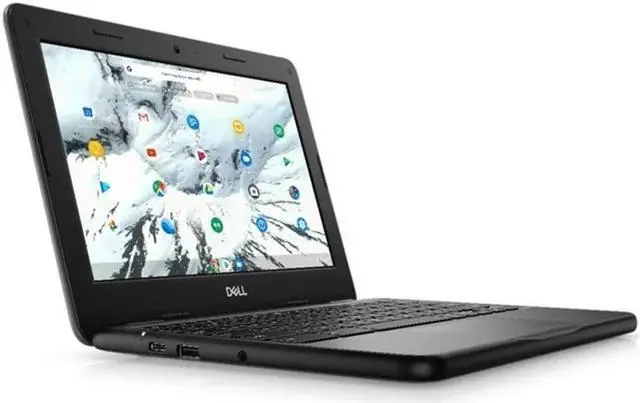 Alt view image 5 of 11 - Dell 0JWC5 Chromebook 11 3000 3100 11.6" Chromebook - HD - 1366 x 768 - Intel Celeron N4020 Dual-core (2 Core) - 4 GB RAM - 16 GB Flash Memory - Chrome OS - Intel HD Graphics - English (US) ...