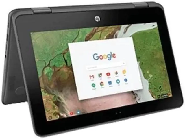 Alt view image 2 of 2 - HP Chromebook 11 G1 (Education Edition) 11.6" Touch 4GB 32GB eMMC Celeron® N3350 1.1GHz, Gray