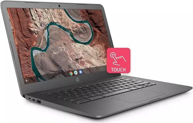 Alt view image 4 of 4 - HP Chromebook 14-db0025nr 14" Touch 4GB 32GB eMMC AMD A4-9120E 1.5GHz ChromeOS, Chalkboard Gray