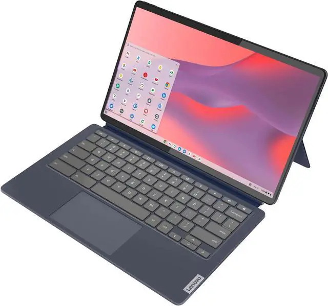 Alt view image 3 of 6 - Lenovo IdeaPad Duet 5 Chromebook 13.3" Touch 4GB 128GB Snapdragon Abyss Blue