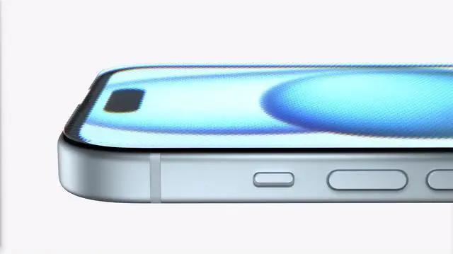 Alt view image 4 of 5 - Apple iPhone 15 128GB 6.1" 5G AT&T Only, Blue