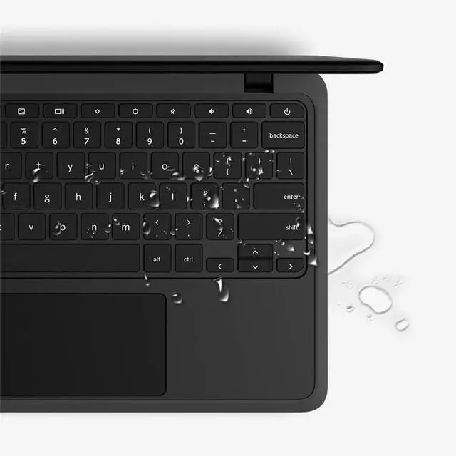 Alt view image 4 of 6 - Acer Chromebook C732-C6WU 11.6" 4GB 32GB SSD Celeron N3350 1.1GHz ChromeOS, Black
