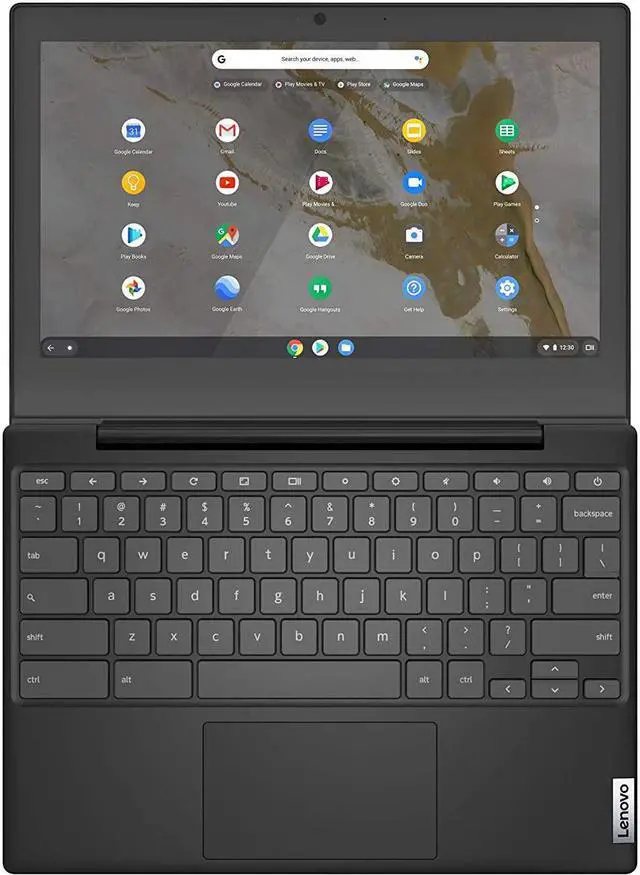 Alt view image 11 of 20 - Lenovo Chromebook Intel N4020 4GB 32GB Chrome OS - Onyx Black - 11.6" Upto 10 hr
