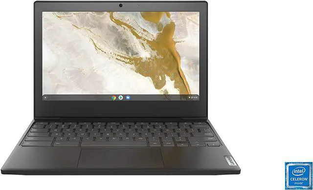 Alt view image 8 of 20 - Lenovo Chromebook Intel N4020 4GB 32GB Chrome OS - Onyx Black - 11.6" Upto 10 hr