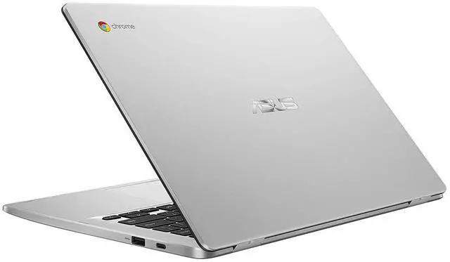 Alt view image 3 of 9 - ASUS CX1400CKA-WS01-CB 14" HD Celeron N4500 4GB RAM 64GB SSD Chrome OS Transparent Silver Certified Refurbished