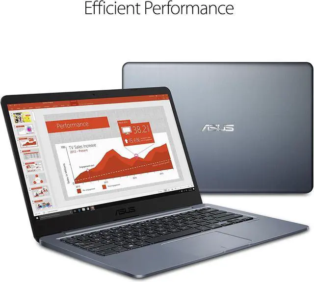 Alt view image 15 of 17 - ASUS Laptop L406 Thin and Light Laptop, 14” HD Display, Intel Celeron N4000 Processor, 4GB RAM, 64GB eMMC Storage, Wi-Fi 5, Windows 10, Microsoft 365, Slate Gray, L406MA-WH02 Notebook PC Computer