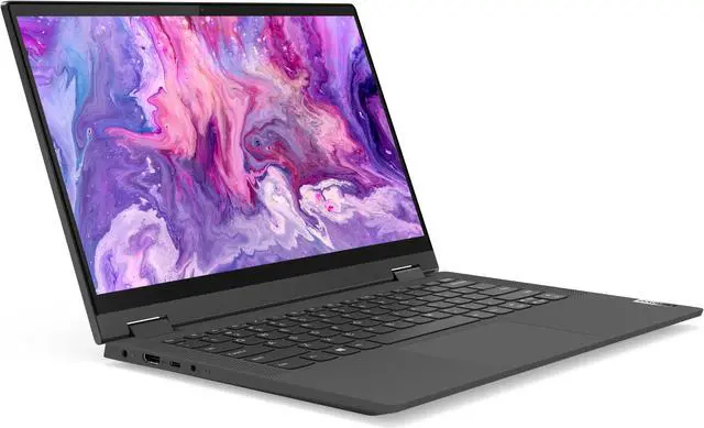 Alt view image 6 of 12 - Lenovo IdeaPad Flex 5 14" FHD Convertible, AMD Ryzen 3 4300U, 4GB RAM, 128GB SSD, Graphite Grey, Windows 10S, 81X2000HUS Laptop Notebook