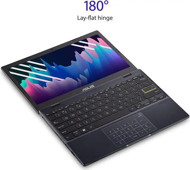 Alt view image 10 of 14 - ASUS Laptop L210 Ultra Thin Laptop, 11.6” HD Display, Intel Celeron N4020 Processor, 4GB RAM, 64GB Storage, NumberPad, Windows 10 Home in S Mode with One Year of Microsoft 365 Personal, L210MA-DB01