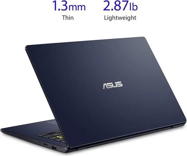 Alt view image 4 of 6 - ASUS Laptop L410 14" Full HD Intel Celeron N4020 4GB 64GB Windows 11 Home Star Black Certified Refurbished