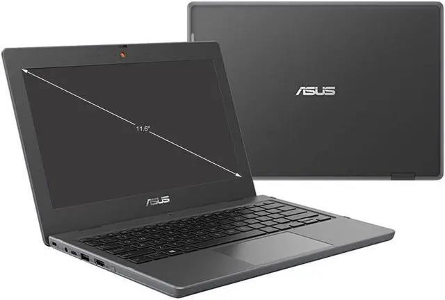 Alt view image 4 of 4 - ASUS BR1100CKA Laptop 11.6 HD Intel N4500 up to 2.8 GHz  8GB 128GB Wi-Fi 6 Windows 11 Pro Star Gray Certified Refurbished
