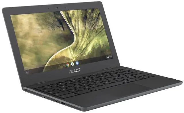 Alt view image 3 of 6 - Asus Chromebook 11.6" Touchscreen Intel Celeron N4020 4GB 32GB Chrome OS Dark Gray Certified Refurbished