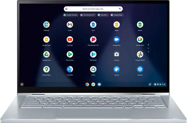 Alt view image 5 of 8 - ASUS - 14" Chromebook - Intel Core M3-8100Y - 8GB Memory - 64GB eMMC - Silver
C425TA-M364 Laptop Notebook