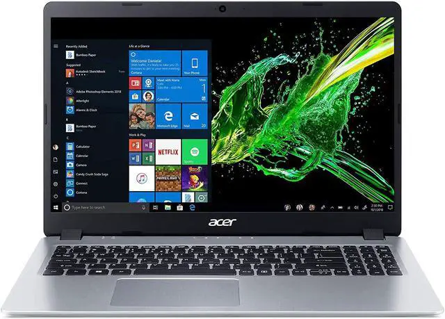 Alt view image 3 of 7 - Acer Aspire 15.6" FHD Intel Core i5-1035G1 8GB 256GB UHD Graphics Windows 10 Silver Certified Refurbished