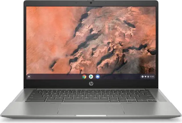 Alt view image 6 of 6 - HP 14" Chromebook, Intel i3-1135, 4GB RAM, 128GB SSD, Silver, Chrome OS, 14b-nb0031wm
Laptop Notebook