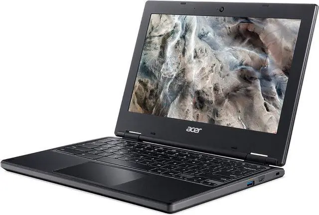 Alt view image 2 of 5 - Acer Chromebook 311 Laptop 11.6 inch HD AMD A4-9120C 4GB 64GB Chrome OS Black Refurbished Good