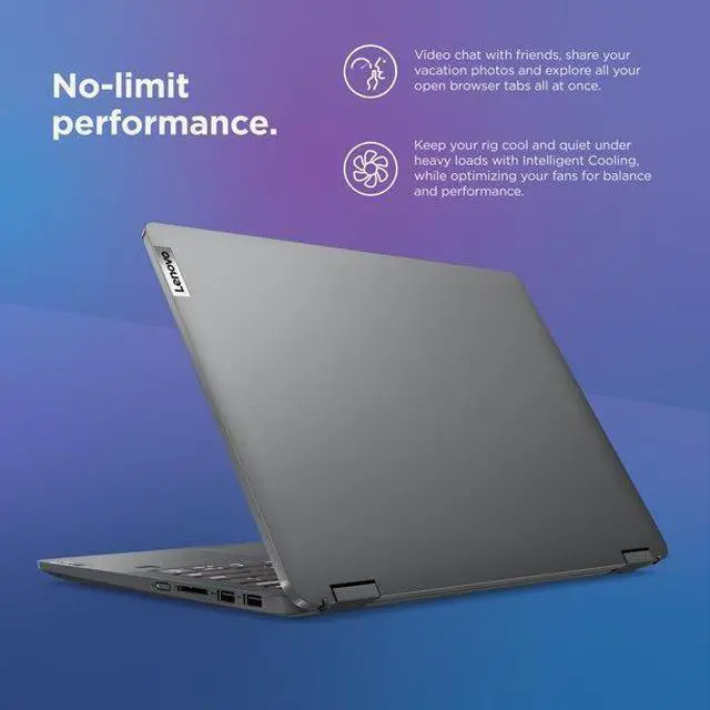 Alt view image 15 of 20 - Lenovo Notebook IdeaPad Flex 5 Laptop, 14" FHD IPS, i3-1115G4,   UHD Graphics for 11th Gen  Processors, GB, 128GB SSD