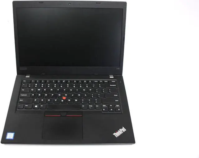 Main image of Lenovo Thinkpad L480 14" HD Notebook Intel i5 8GB 256GB Windows 10 Pro Black Certified Refurbished