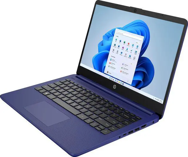 Alt view image 2 of 6 - HP Stream 14" HD 1366 x768 Intel N4120 64GB 4GB Window 11 Office 365 Indigo Blue certified Refurbished