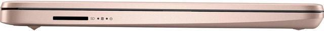 Alt view image 9 of 10 - HP - 14" Laptop - Intel Celeron - 4GB Memory - 64GB eMMC - Rose Gold Notebook 14-dq0054dx