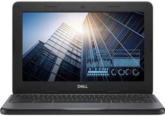 Alt view image 3 of 7 - Dell Chromebook 3100 11.6 inch HD Intel N4020 4GB 16GB Chrome OS Black Refurbished Good